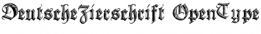 Deutsche Zierschrift Regular