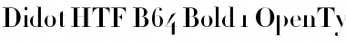Didot HTF-B64-Bold Font
