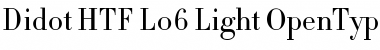 Didot HTF-L06-Light Font