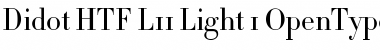 Didot HTF-L11-Light Font