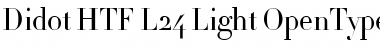Didot HTF-L24-Light Font