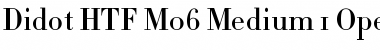 Didot HTF-M06-Medium Font