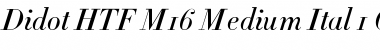 Didot HTF-M16-Medium-Ital Font