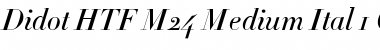 Didot HTF-M24-Medium-Ital Font