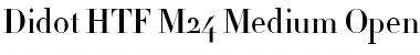 Didot HTF-M24-Medium Font