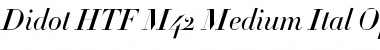 Didot HTF-M42-Medium-Ital Font
