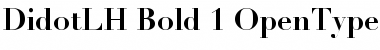 Linotype Didot Bold