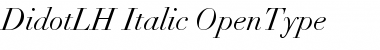Linotype Didot Italic
