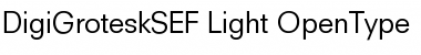 DigiGroteskSEF-Light Font