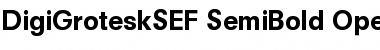 DigiGroteskSEF-SemiBold Font