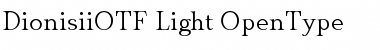 DionisiiOTF Lt Light Font