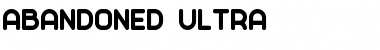 Abandoned Ultra Font