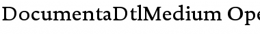 Documenta Dtl Medium Regular Font