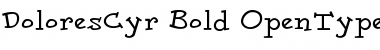 DoloresCyr-Bold Font