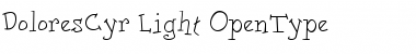 DoloresCyr-Light Font