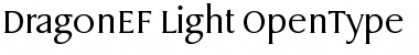 DragonEF Light Font