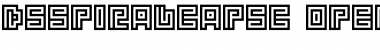 DS Spiral CapsC Font