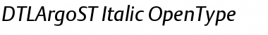 DTLArgoST Italic Font