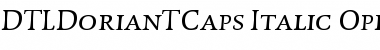 DTLDorianTCaps Italic