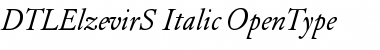 DTLElzevirS Italic