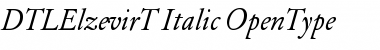 DTLElzevirT Italic