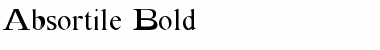 Absortile-Bold Bold Font