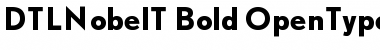 DTLNobelT Bold Font
