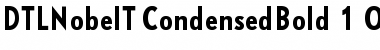 DTL Nobel T Condensed Bold Font