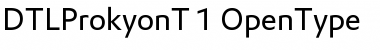 DTLProkyonT Regular Font