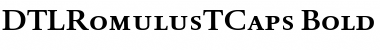 DTLRomulusTCaps Regular Font