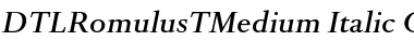 DTLRomulusTMedium Font