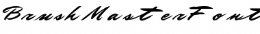 BrushMasterFont12 Regular