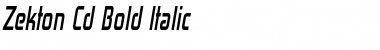 Zekton Cd Bold Italic