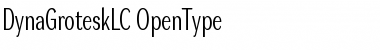 DynaGrotesk LC Regular Font