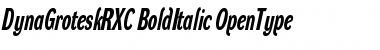 DynaGrotesk RXC Bold Italic