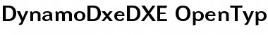 Dynamo DXE Font