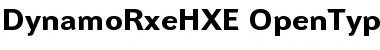 Dynamo RXE Font
