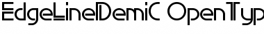 EdgeLineDemiC Font