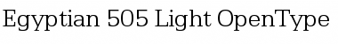 Egyptian AT Light Regular Font