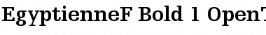 Egyptienne F 65 Bold Font
