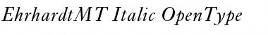 Ehrhardt MT Italic