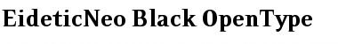 Download EideticNeo Black Font