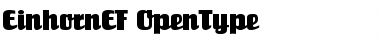 EinhornEF Regular Font