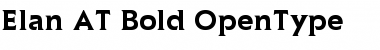 Elan AT Bold Regular Font