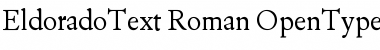 EldoradoText-Roman Font