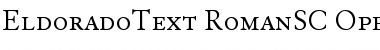 EldoradoText RomanSC Font