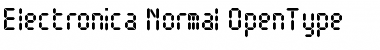 Electronica-Normal Font