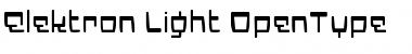 Elektron Light Font