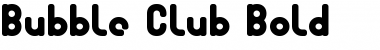 Bubble Club Bold Font