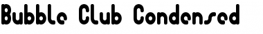 Bubble Club Condensed Font